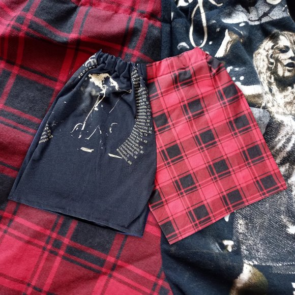 *SOLD*Custom Handmade Taylor Swift Plaid Shorts - Picture 6 of 11